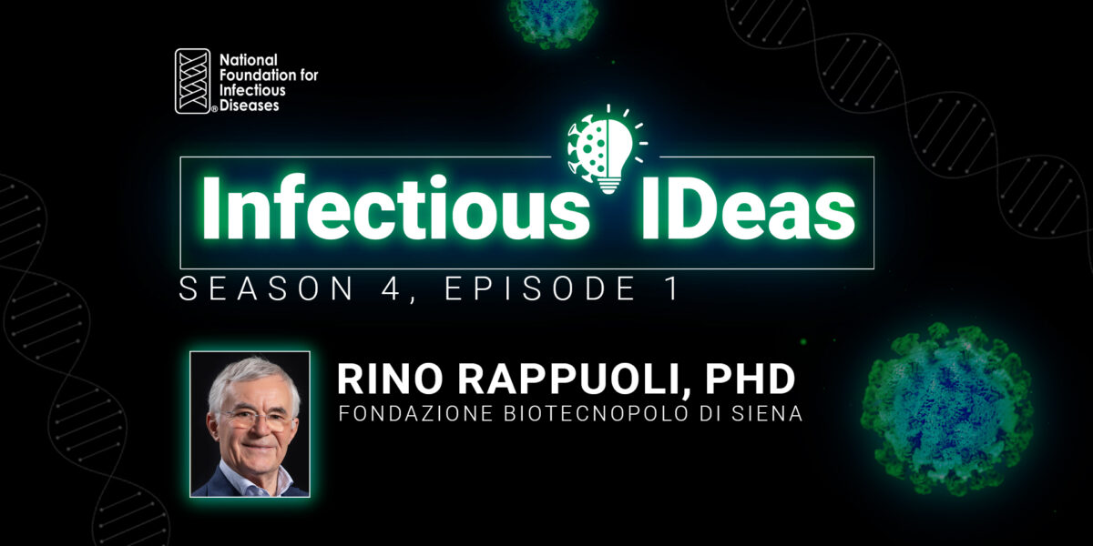 S4E1 Rino Rappuoli Podcast Episode Graphic